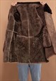 VINTAGE 70'S MEN SHEEPSKIN COAT IN PALE BROWN