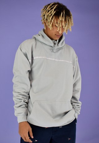 G&G UNISEX MOONDUST WRITING RIBBON HOOD