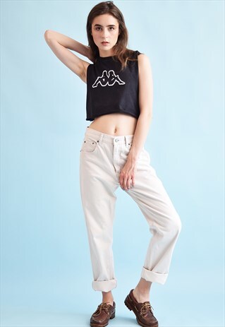 90'S RETRO NEUTRAL REGULAR WAIST STRAIGHT DENIM JEANS