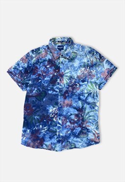 Wrangler 90s short-sleeve Shirt : Navy Blue / Multicoloured