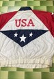 VINTAGE 90S USA OLYMPICS WINDBREAKER JACKET SHELL NYLON