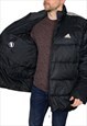 VINTAGE Y2K ADIDAS PUFFER JACKET IN DARK BLUE SIZE XL
