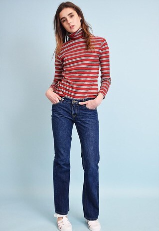 90'S RETRO LEE LOW WAIST STRAIGHT JEANS