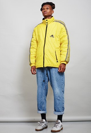 VINTAGE OVERSIZED 90'S ADIDAS EQUIPMENT PUFFER JACKET