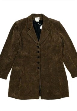 Sonia Rykiel Blazer 90s Brown Vintage Corduroy