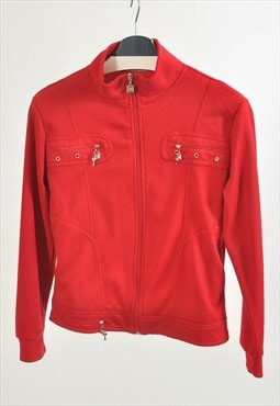 Vintage 90s track jacket in red