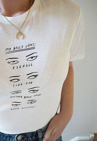 MY DAILY LOOKS ILLUSTRATED T SHIRT