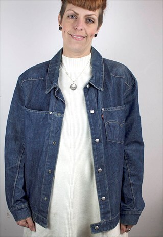 VINTAGE LEVIS RED TAB OVERSIZED UNISEX ENGINEERED JACKET