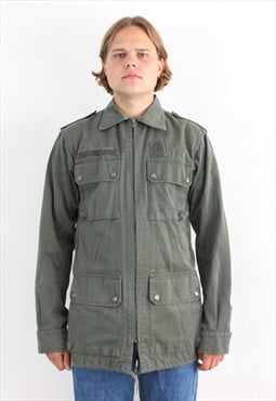 Vintage S French Army 80's Jacket Air Force Coat Military