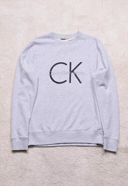 Women's Calvin Klein Grey Classic Sweater