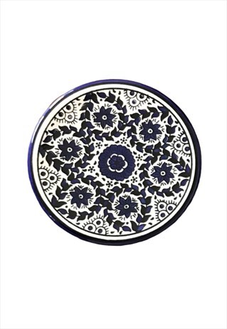 PALESTINIAN HANDPRINTED CERAMIC SIDE PLATE