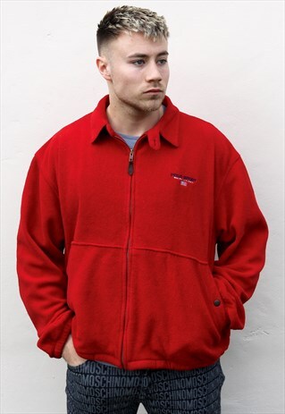 RED POLO SPORT RALPH LAUREN FLEECE JACKET