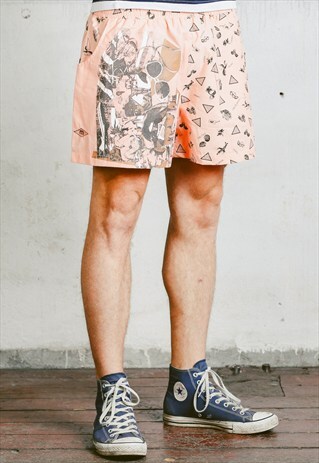 VINTAGE BOLD SURFER SHORTS