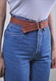 90S BROWN MINIMALIST COTTON UNISEX WORKER BELT