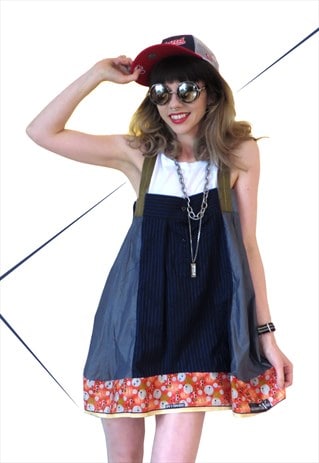 UP-CYCLED SHIRT SLEEVE DRESS