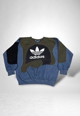 Reworked Adidas Embroidered Sweatshirt