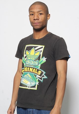 VINTAGE ADIDAS T-SHIRT BLACK