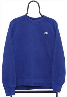 Vintage Nike Blue Sweatshirt Womens