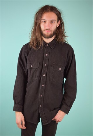 VINTAGE 90'S HEAVY COTTON SHIRT