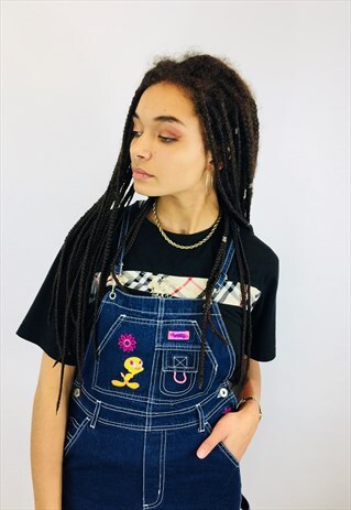 VINTAGE DENIM LOONEY TOONS DUNGAREES