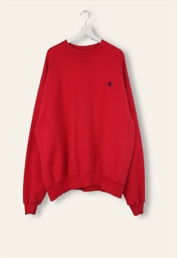Vintage Cool Champion Sweatshirt Classic in Red XL