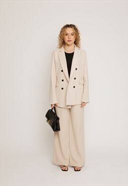 Everleigh Cream Suit Trousers