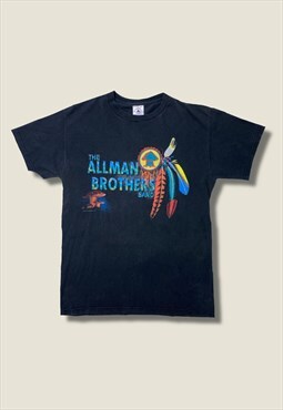vintage black the all man brothers band 1993 tshirt