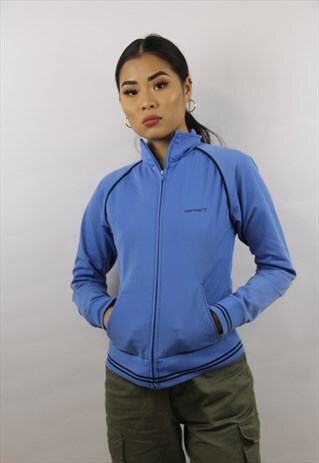 VINTAGE 90'S CARHARTT BLUE SPORTS JACKET
