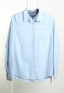 Vintage Tommy Hilfiger Long Sleeve Logo Checked Shirt 