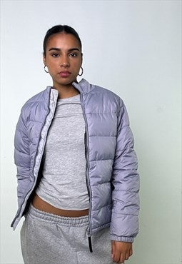 Light Grey / Lilac 90s Helly Hansen Puffer Jacket Coat