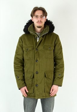 CRIMO Army Millitary Mens M Jacket Parka Faux Sherpa Lining