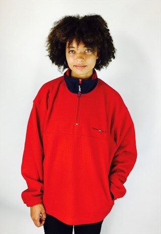 TOMMY HILFIGER 90S PULLOVER FLEECE JACKET