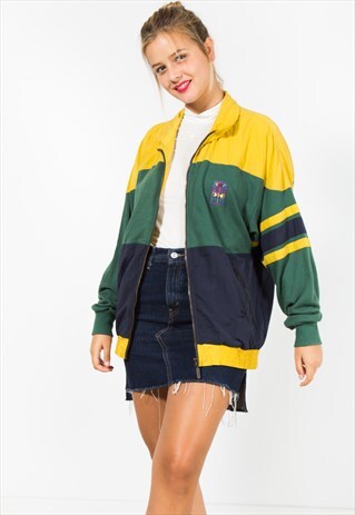 VINTAGE 80'S USA PUMA SHELL SPORT JACKET / S1580