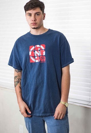 VINTAGE NAUTICA T-SHIRT LOGO 90S XL 8.8