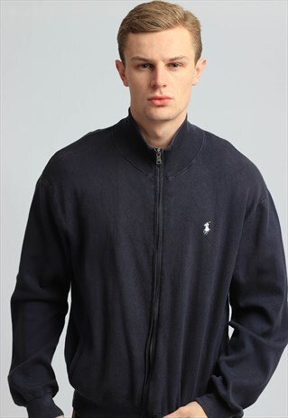 VINTAGE POLO RALPH LAUREN ZIP-UP SWEATSHIRT