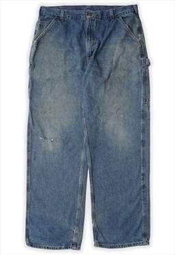 Vintage Carhartt Dungaree Fit Workwear Denim Jeans Womens