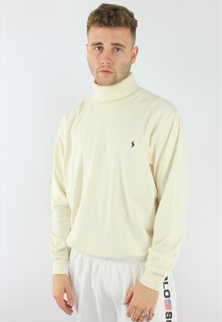 RALPH LAUREN CLASSIC ROLL NECK VINTAGE LS T-SHIRT