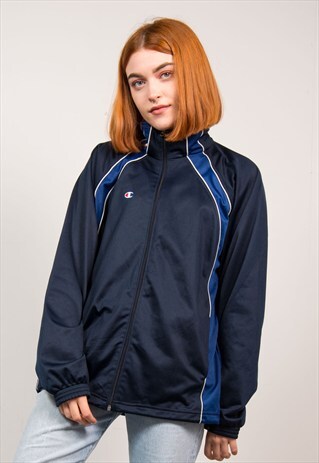 VINTAGE 90'S NAVY CHAMPION TRACKSUIT JACKET
