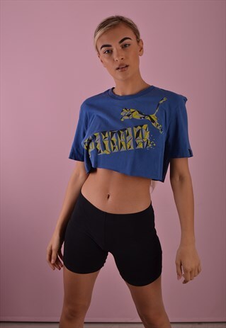 PUMA CROPPED T-SHIRT GBT3596