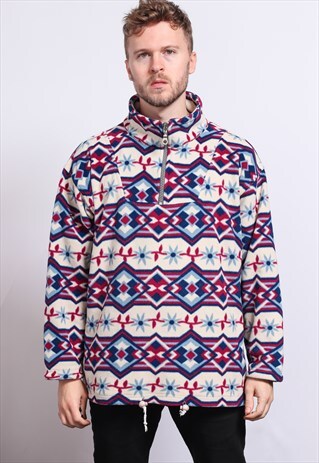 VINTAGE PULL OVER FLEECE TOP