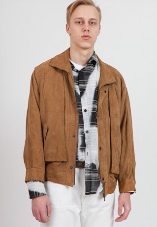 VINTAGE BROWN M.FLUES SUEDE JACKET