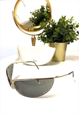 Christian Dior EXTASE/B S Wrap Around Rimless Sunglasses