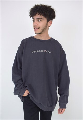 VINTAGE 90'S NIKE GREY SWEATSHIRT