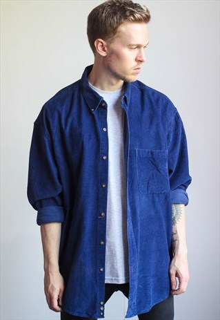 VINTAGE OVERSIZED CORDUROY SHIRT