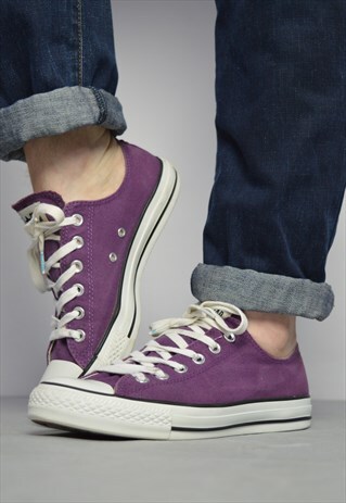 VINTAGE 90S CONVERSE PURPLE OX SHOES RETRO PREPPY GRUNGE