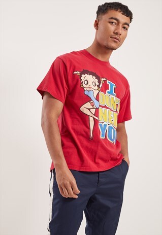 VINTAGE BETTY BOOP GRAPHIC T-SHIRT