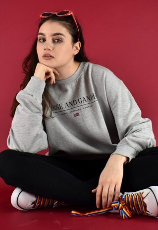 G&G UNISEX GREY LTD SWEAT
