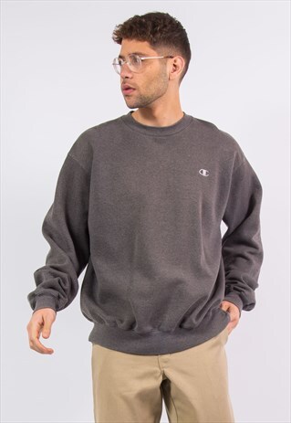 VINTAGE CHAMPION GREY SWEATSHIRT