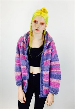 GORGEOUS BOHO KNITTED PINK CARDIGAN