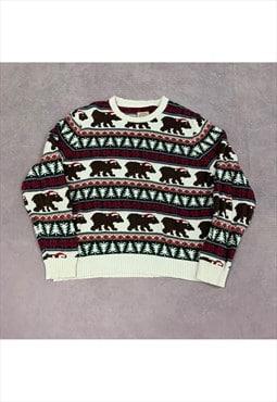 Vintage Christmas Jumper Men's XL